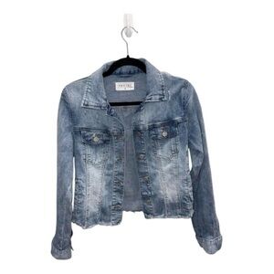 Eunina Cropped Denim Jacket